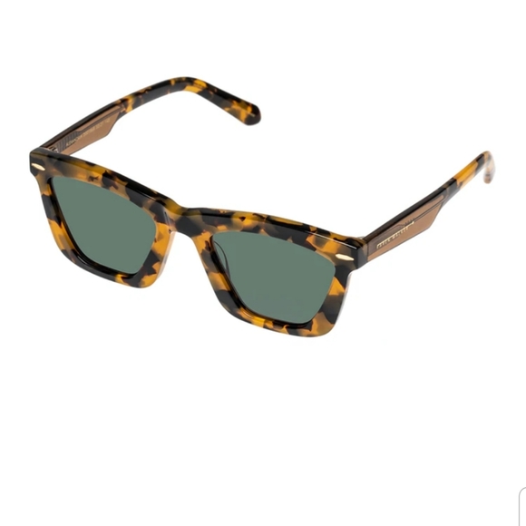 Karen Walker Alexandria Crazy Tort Sunglasses - Picture 2 of 15